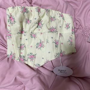Princess polly summer floral corset top